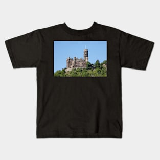 Maus Castle, St. Goarshausen, Rhineland-Palatinate, Rhine, Middle Rhine, Castle Kids T-Shirt